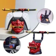 Ghost of Tsushima Gaming Controller Holder Samurai Mask Stand for PS5 PS4 Xbox