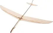 CIYODO Hand Launch Glider Airplane Wooden Model Aircraft Kit Stable Flight for Indoor Outdoor Games