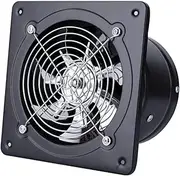 Extractor Fan 200 mm/8 Inch, Wall-Mounted Bathroom and Industrial Fan, Quiet Operation, Energy-Efficient for Ventilation in Bathroom, Kitchen