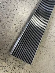 Gun Metal 600-1800mm DIY Wide Linear Floor Grate Grill Drain
