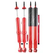 Front + Rear KYB SKORCHED 4'S HD 4WD Shocks for TOYOTA Landcruiser UZJ200 URJ202