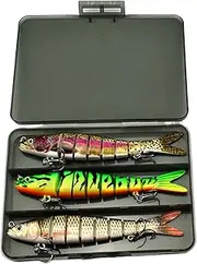 Fishing Bait Rigs - Set of 3 Fishing Lures Kit | Freshwater Físhing Lures | Fishings Accessory for Catfish, Bass, Red Trout, Mandarin Fish, and Mackerel