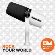 Shure MOTIV MV7+ Podcast Microphone USB/XLR Mic - White - Brand New