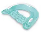 Rare HTF BLUE Color New INTEX Sit N Float Inflatable Pool Raft Chair Lounge