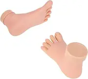 CRILSTYLEO Elastic Foot Nail Practice Model Nail Art Manicure Tool Improve Beauty Skills Fast