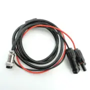 12AWG 0.3M 1M 12V 48V DC GX16 2 pin female cable to Solar panel power wire Line