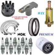 Tune Up Kit Filters Cap Wire Spark Plugs For FORD F-100 V8 5.0L; 2 Bbl 1975 (for: Ford)