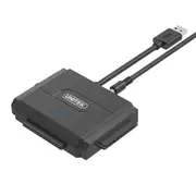 Unitek Y-3324 USB3.0 to IDE+SATA Converter. Power Adapter & USB3.0 Cable Included [Y-3324]