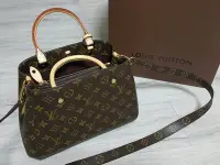 在飛比找Yahoo!奇摩拍賣優惠-正品 LV M41055 Montaigne BB 經典花紋