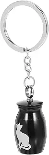 Dogs Ashes Urn Keychain Pendant Cremation Keepsake Key Chain Durable Pet Ash Container Key Hanging Ornament for Memorial Remembrance