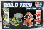 New Build Tech 7 in 1 Robot Kit Sealed in Box STEM Ages 8+ Dino Bot Solar Bot