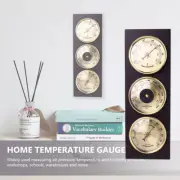 Wall Mounted Barometer Thermometer Hygrometer Multifunction Weather Barometer