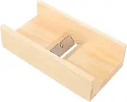 SHINEOFI Hand Soap Cutter Cheese Grater Soap Trimming Tool Snacking Cheese Hand Cheese Slicer Soap Slicer Cheese Peeler Truffle Slicer Butter Stainless Steel Cheese Slicer Wooden Beige