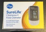 New Sealed Kroger SureLife Clearwave II Pulse Oximeter Factory Sealed Exp/2026