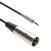 25Ft XLR Male to 3.5mm Mono Male Cable