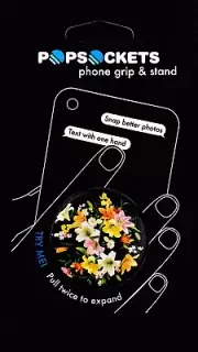 Authentic Popsockets Flowers Floral PopSocket Pop Socket Phone Holder Grip Stand