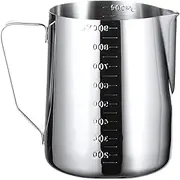 [EZONEDEAL] Espresso Milk Frothing Pitcher Stainless Steel Jug, 350ml/1000ml Steaming Frother for Coffee Arts, Cappuccino