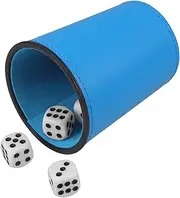 1 Set Festival Dice Holder with Transport Cup for Game Night for Ktv Bars and Home Parties Includes Dice for Fun Entertainment and Family Bonding