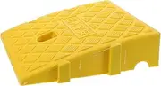 Plastic Slope Mat Automotive Truck Bike Trailer for Cars Auto Curb Ramps Cord Protector Outdoor Ramps for Oil Change Car Ramps Scooter Ramp for Car Bike Ramps Yellow Rubber