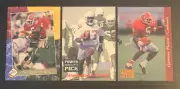 1993 GARRISON HEARST 3 Card Rookie RC Lot Pacific Pro Set Power Pro Line