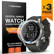 3X Tempered Glass Screen Protector Fr Garmin Fenix 7 7X 7S 6 6S Pro 6X Pro Solar