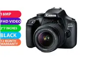 Canon 4000d kit 18-55 III Black - BRAND NEW