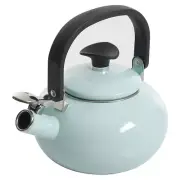 Broadway Enamel on Steel Tea Kettle, 1.5-quart, Glacier Blue