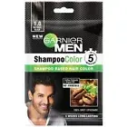 Garnier Shampoo Men Color Shade 1.0 NATURAL BLACK, 20gm (Pack of 5 piece )