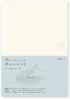 Midori 15003006 Notebook, MD Notebook, A5, Square Ruled