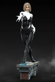 Spider Gwen Statue 3D Print Unpainted/Unassembled