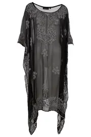 Long Georgette Cape Kaftan--EAS-DS129