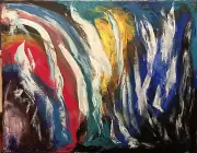 “Witches Brew ” Painting Stretched Canvas #michaelscottwoodcock 16”X 20