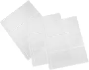 KICHOUSE 10pcs Philatelic Page Currency Collection Sleeves Transparent Money Bag Photo Storage Book Refills Transparent Money Holder Stamp Money Bag Pocket File Folders New PVC Material