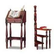 Dollhouse Miniature Lectern & Stepladder Kit 1:12 one inch scale W5 Mini Mundus