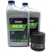 Replacement for GOLF CART 0W 40 SYNTHETIC OIL CHANGE KIT E Z GO WITH KAWASAKI