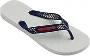 [havaianas] Men's Power Light Solid Flip-Flop, White, 6/7 UK, White, 8 US