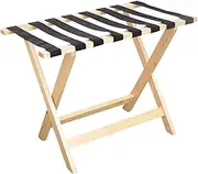 Guest Room Luggage Rack, Folding Suitcase Stand Suitcase Stand Floor-Standing Shelf Foldable Nile Bandage Solid Wood Pension Easy to Move(B,60x40x60cm) (A 80x45x60cm)