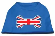 Mirage Pet Products 18-Inch Bone Shaped United Kingdom Union Jack Flag Screen Pr