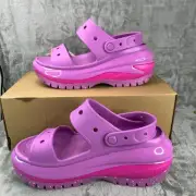 Crocs Classic Mega Crush Sandal Juice High Womens Size 7 Comfort 207989 6WQ