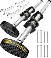 Adjustable Ladder Leveler with Anti-Slip Rubber Feet, Extension Ladder Stabilizer Feet Levelers with Rust Proof Design, Universal Stair Ladder Stabilizer, Ladder Aide Leveling Feet