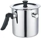 Stainless Steel Double Wall Milk Boiler with Single Bakelite Handle- 1 Litre