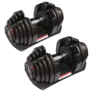 80kg Adjustable Dumbbell Set Home GYM Exercise Equipment Weight 17 weights 2x 40kg