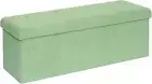 Small Storage Ottoman Cube Sherpa Ottomans Foot Rest, Foldable Boucle Ottoman Be