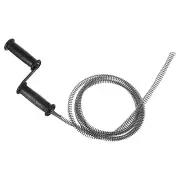 Drain Augers 2.7m Manganese Steel Drain Clog Remover Tool Black