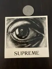 New Supreme New York Authentic MC Escher Eye Sticker Decal SS 2017