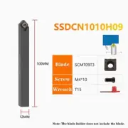 SSDCN1010H09 CNC Lathe Tools Indexable Carbide Turning Tool Holder For SCMT09T3