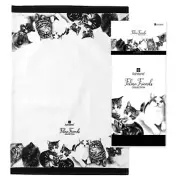 Tea Towel Cat Feline Cats Kittens Felines Kitten Kitchen Dish Cloth 100% Cotton