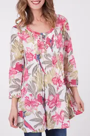Erin Tropica Long Top--MSD-ERIN