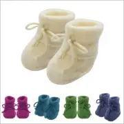 ENGEL Baby Winter Warm Thermal Booties Socks, 100% Organic Merino Wool Fleece