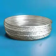 Erick's Sterling Silver 7 Engraved Bangles size 8 in. Taxco.925